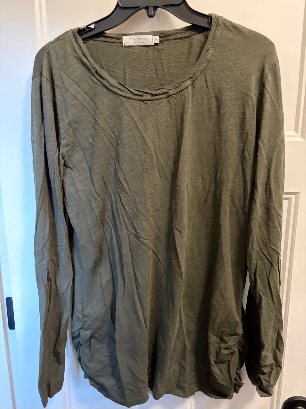 Madewell Olive Long-Sleeve Crew Tee